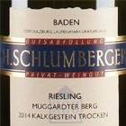 2014 Muggardter Berg Riesling Kalkstein trocken VDP.ERSTE LAGE // Privatweingut H. Schlumberger